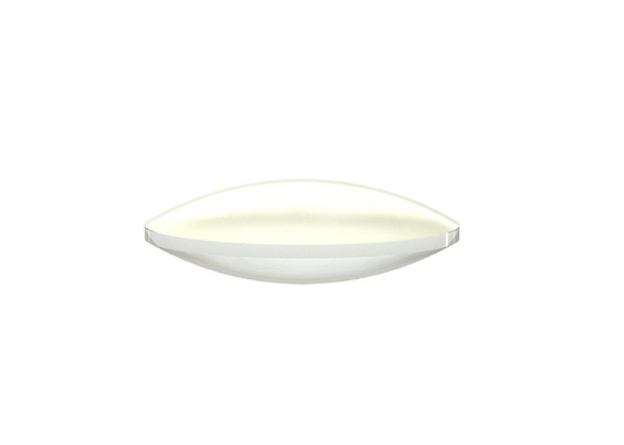 Lente de vidro esférico UV FS MgF2 com revestimento duplo convexo com montagem fixa