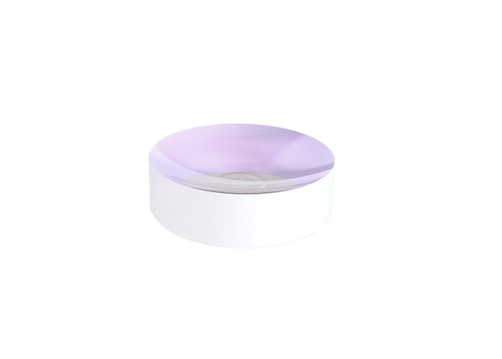 Lente de vidro esférico CaF2 12,7 mm Lente de sílica fundida UV Comprimento focal negativo