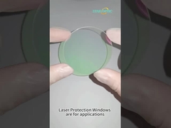 Janela de segurança de laser de vidro óptico de sílica fundida UV