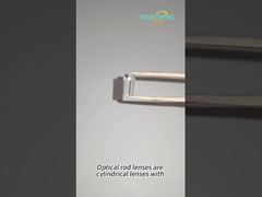 BK7 Lente de barra de sorriso colimadora focada Lente cilíndrica esférica
